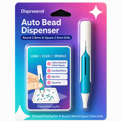 🔥Último dia com 50% de desconto 💎Conjunto de caneta dispensadora automática e bandeja para pintura com diamantes