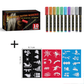 🔥Oferta imperdível: 50% de desconto🎨Perfeito para criações únicas de arte corporal🔥Canetas para tatuagem temporária na pele