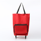 🛍️✨ Bolsa de compras conversível – esconde as rodinhas, suporta 20 kg e expande com zíper!