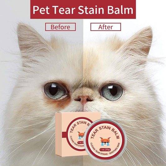 ⏳Oferta por tempo limitado⏰❤️Kit de creme e escova para proteção contra manchas de lágrimas em pets