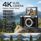 💐50% de desconto! Câmera 4K com tela sensível ao toque – Compartilhe seus melhores momentos ✨📱【Oferta especial】