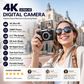 💐50% de desconto! Câmera 4K com tela sensível ao toque – Compartilhe seus melhores momentos ✨📱【Oferta especial】