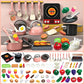 🔥 50% de desconto! 🏕️ Cozinha de brinquedo para crianças – crie aventuras divertidas de acampamento e deixe os pequenos cozinharem como gente grande ✨