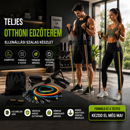 🏋️‍♀️📿 Kit de faixas elásticas para treino de corpo inteiro