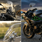 ❄️Promoção de Verão com 50% de Desconto!🏍️Defletor de Vento Ajustável para Motos – Spoiler de Para-brisa Universal para Reduzir Vibração, Ruído do Vento e Turbulência no Capacete