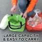 🛍️✨ Bolsa de compras conversível – esconde as rodinhas, suporta 20 kg e expande com zíper!