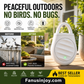 🦟✨ Repelente Ultrassônico Portátil – Proteção sem produtos químicos contra mosquitos e insetos em qualquer lugar