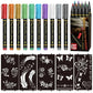 🔥Oferta imperdível: 50% de desconto🎨Perfeito para criações únicas de arte corporal🔥Canetas para tatuagem temporária na pele