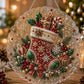 🎅🎄Vánoční sada na výrobu závěsné ozdoby technikou „Diamond Art“ s perleťovými korálky | Odolné, neblednoucí perleťové korálky – ručně vyráběná vánoční závěsná dekorace pro kutily 🎅💎