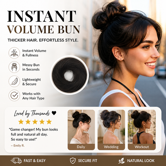 🏆 Oferta por tempo limitado: compre um e leve outro grátis 🔥✨ Crie um coque chique e descomplicado em instantes 💖