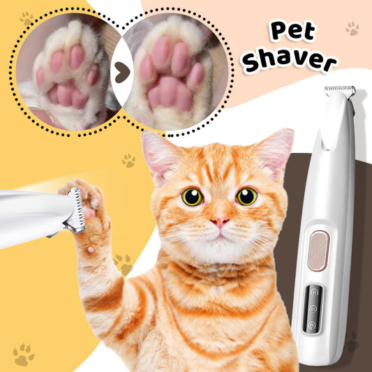 🐶✂️ Aparador pet – à prova d'água, silencioso, LED e sem fio! 🇧🇷