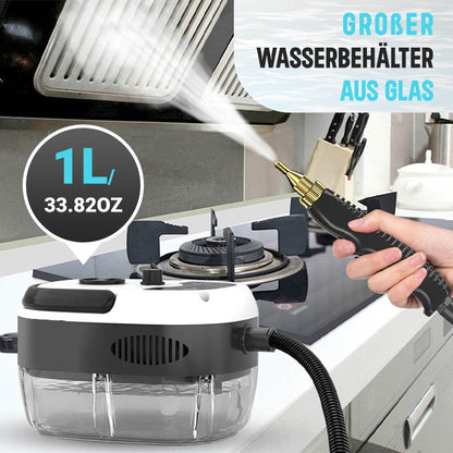 🔥💨 Limpador a vapor de alta pressão de 2500 W – limpeza potente a alta temperatura 🔥💨 Sem produtos químicos, para a cozinha, casa de banho e muito mais – limpeza impecável com 50% de desconto na PROMOÇÃO QUENTE!