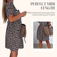 🔥Last Day Promotion 50% OFF💖Women's Casual V-Neck Short Sleeve Dress