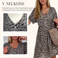 🔥Last Day Promotion 50% OFF💖Women's Casual V-Neck Short Sleeve Dress
