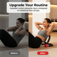 💪Oferta por tempo limitado: 50% de desconto! 🛡️Aparelho para exercícios de core e abdominais – O sistema de retorno assistido protege suas costas, e o acolchoamento espesso de espuma oferece suporte para o pescoço e a coluna. 🏠✨