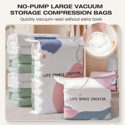 🌸Last Day Buy 2 Get 1 Free💗No-Pump Large Vacuum Storage Compression Bags🛒
