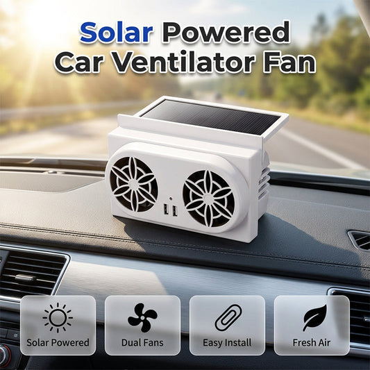 🔴🌡️ ALERTA DE CALOR EXTREMO! Ventilador Solar para Carros – Reduz a temperatura interna em 20°C, dispensa baterias e protege crianças e animais de estimação do calor mortal.