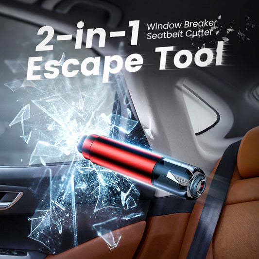 🚨 ÚLTIMO DIA DE PROMOÇÃO: 50% DE DESCONTO 🔥 Mini Ferramenta de Emergência para Escape de Carro – Sua Salvação na Estrada! 🚗💨