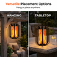 🏮 50% de desconto agora! ☀️ Lanterna Solar com Efeito de Chama Oscilante – À prova d'água e automática – Luz quente realista, perfeita para pátios, jardins ou caminhos – sem necessidade de cabos 🌙