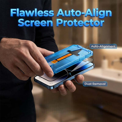 🤖 Foolproof Installation! ✨ Dust-Free Auto-Align Screen Guard Kit. 📱