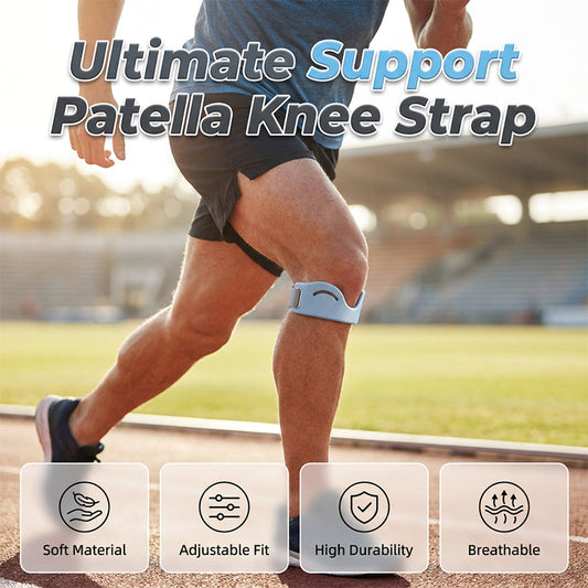 🏃‍♂️ Joelheira de Silicone com Suporte Patelar – Conforto e Proteção no Esporte