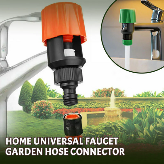❄️Frescor de Verão: 50% de Desconto!🔧Adaptador Universal para Torneira de Jardim – Conexão Rápida e Sem Ferramentas para Torneira de Cozinha, Varanda, Jardim e Limpeza