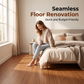 Self-Adhesive Wood Grain Skirting Board Peel