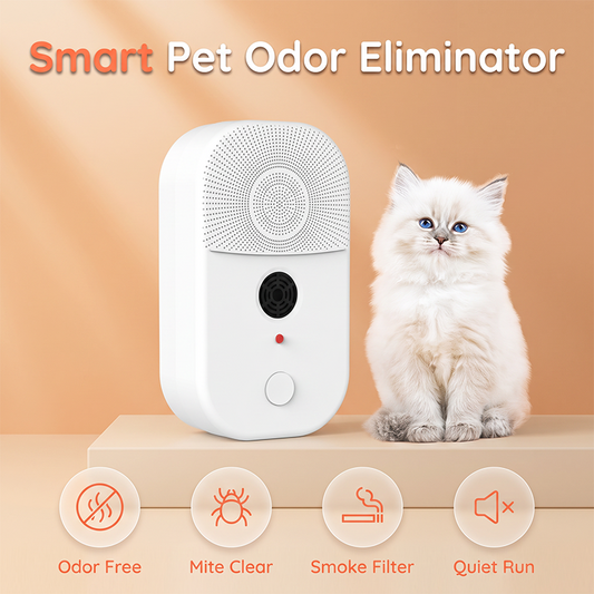 Dispositivo 2 em 1: Purificador de Ar para Pets e Repelente Ultrassônico de Ácaros