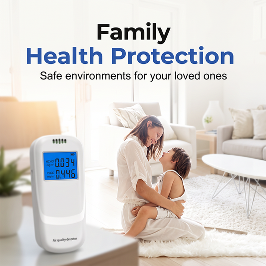 🔥🎁 Novo Produto: 50% de Desconto 🔥 Monitor Portátil de Qualidade do Ar com Detecção de Formaldeído