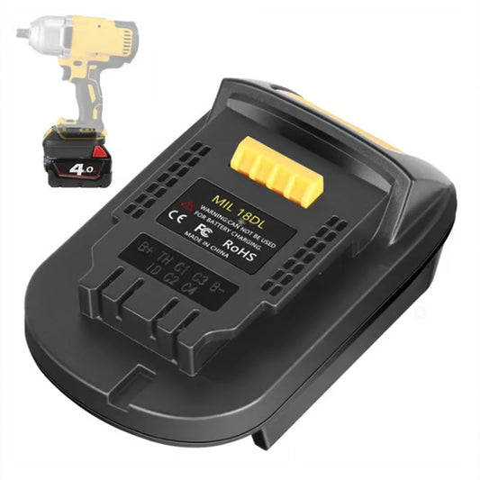 🔋 49% de desconto agora! ⚡ Adaptador de bateria de lítio de 18V – Compatibilidade universal com ferramentas elétricas, leve e durável 🛠️📦