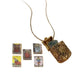 Colar com Pingente de Medalhão de Tarô Estilo Vintage