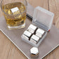Conjunto de Cubos de Gelo Hexagonais de Aço Inoxidável Reutilizáveis