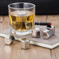 Conjunto de Cubos de Gelo Hexagonais de Aço Inoxidável Reutilizáveis