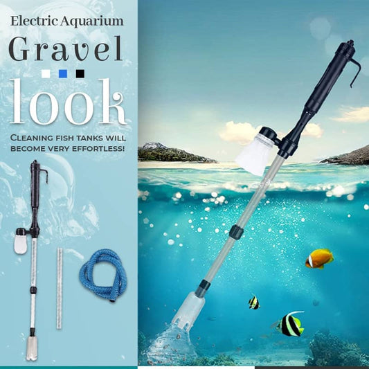 🐠 50% de desconto agora! Aspirador elétrico de cascalho para aquários – funciona a pilha, tubo com comprimento ajustável e fácil de limpar – perfeito para todos os aquários 🧹🐟