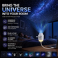 🌌✨ Projetor USB noturno – luz de estrelas, slides cósmicos, ambiente mágico! 🇧🇷