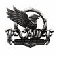 Emblema Metálico "Midnight Edition" (Corvo) para Carros e Caminhões