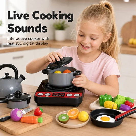 🔥 50% de desconto! 🏕️ Cozinha de brinquedo para crianças – crie aventuras divertidas de acampamento e deixe os pequenos cozinharem como gente grande ✨