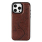 Capa Elegante com Porta-Cartões e Estampa Floral