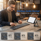 Teclado Bluetooth dobrável com touchpad
