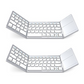 Teclado Bluetooth dobrável com touchpad