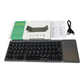 Teclado Bluetooth dobrável com touchpad