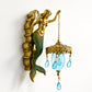 🧜‍♂️ Aplique de parede vintage em forma de sereia 🏘️ Para uso interior e exterior