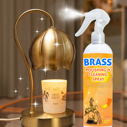 ✨PROMOÇÃO! Spray de limpeza e polimento instantâneo para latão – fórmula orgânica suave, remove manchas e oxidação sem precisar esfregar!