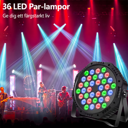 🎵 50% de desconto agora! 🎤 Refletor PAR rítmico (ativado por som) – iluminação com cores vibrantes, ampla cobertura e design compacto – perfeito para festas, bares e palcos 🎉