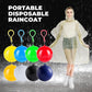 ☔ 50% de desconto + Compre 1 e leve outro grátis! Capa de chuva descartável em formato de mini bola – portátil, impermeável e prática – perfeita para viagens, deslocamentos diários e aventuras ao ar livre 🌧️✨