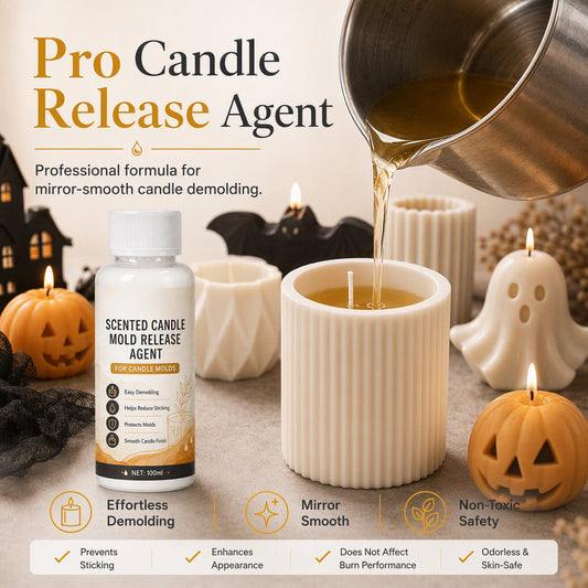 🎃🕯️ Compre 2 e leve 1 grátis! Spray Desmoldante para Velas – Desenformagem mais fácil e velas com acabamento mais liso | Para fazer velas em casa ✨