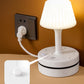 💡 Candeeiro de cabeceira com tomadas CA e portas USB