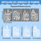 ✨Conjunto de Adesivos de Janela de Vila de Natal