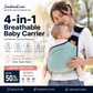 👶 50% de desconto agora! 🧺 Canguru 4 em 1 com tela respirável – 0 a 36 meses, uso frontal e nas costas – proximidade com o bebê e mãos livres 💕